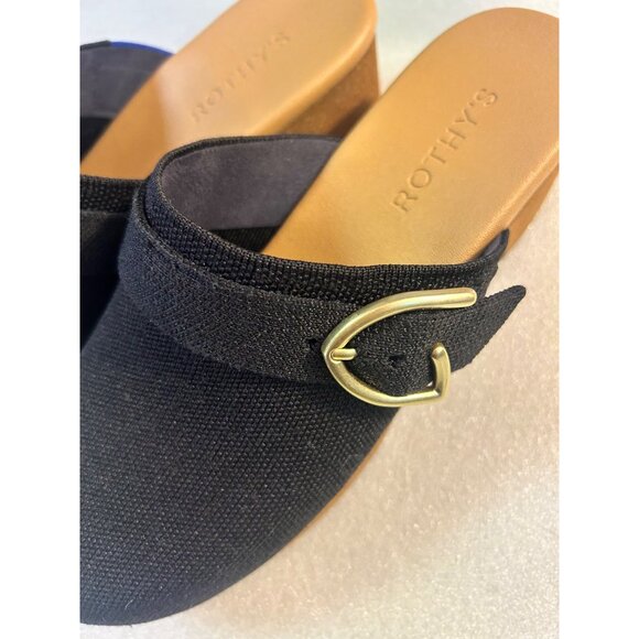 Rothy's Black Mules with Open Back Design Size 9 9.5 - Picture 8 of 9